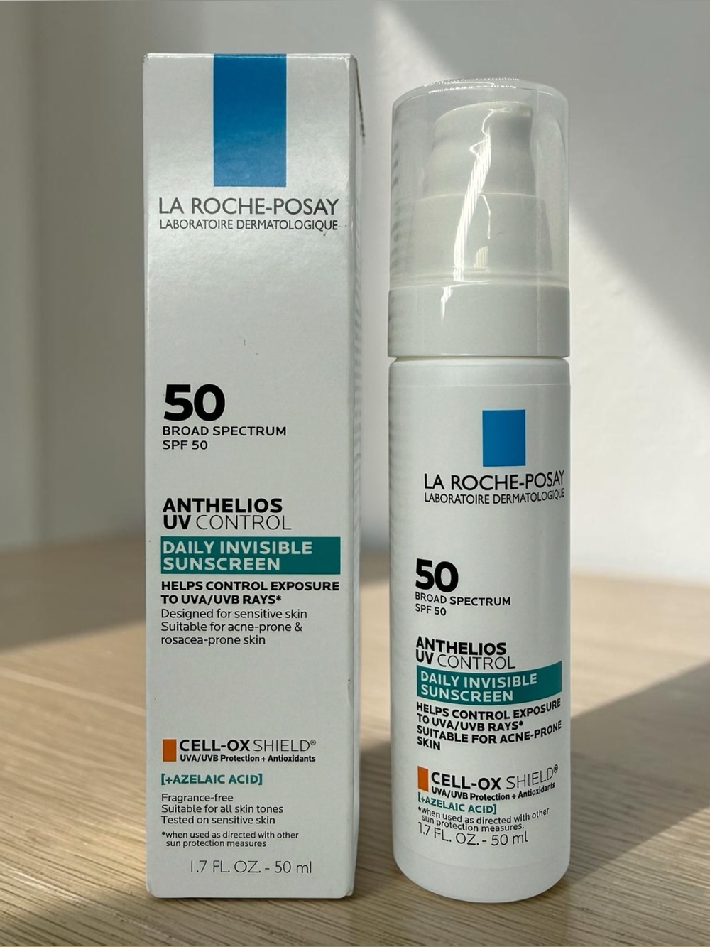 La Roche-Posay Anthelios UV Control SPF 50 Broad Spectrum Azelaic Acid EXP: 1/28